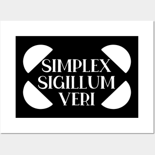 Simplex Sigillum Veri Posters and Art